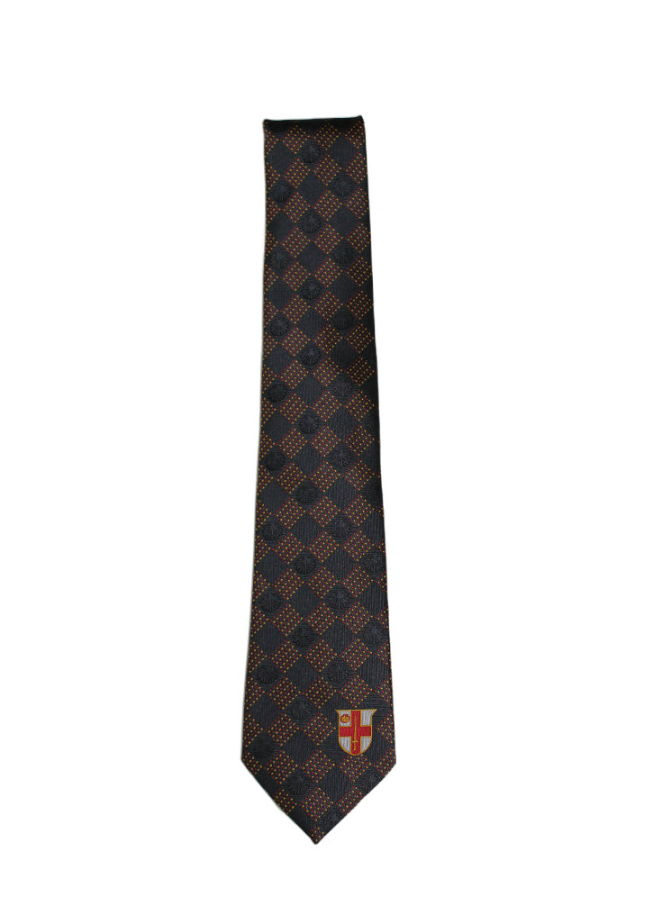 Chilton St James Year 13 Tie Charcoal/Red